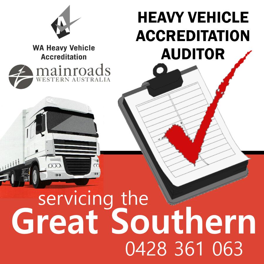 Meade Heavy Vehicle Auditor | 270 Spencer Rd, Narrikup WA 6326, Australia | Phone: 0428 361 063