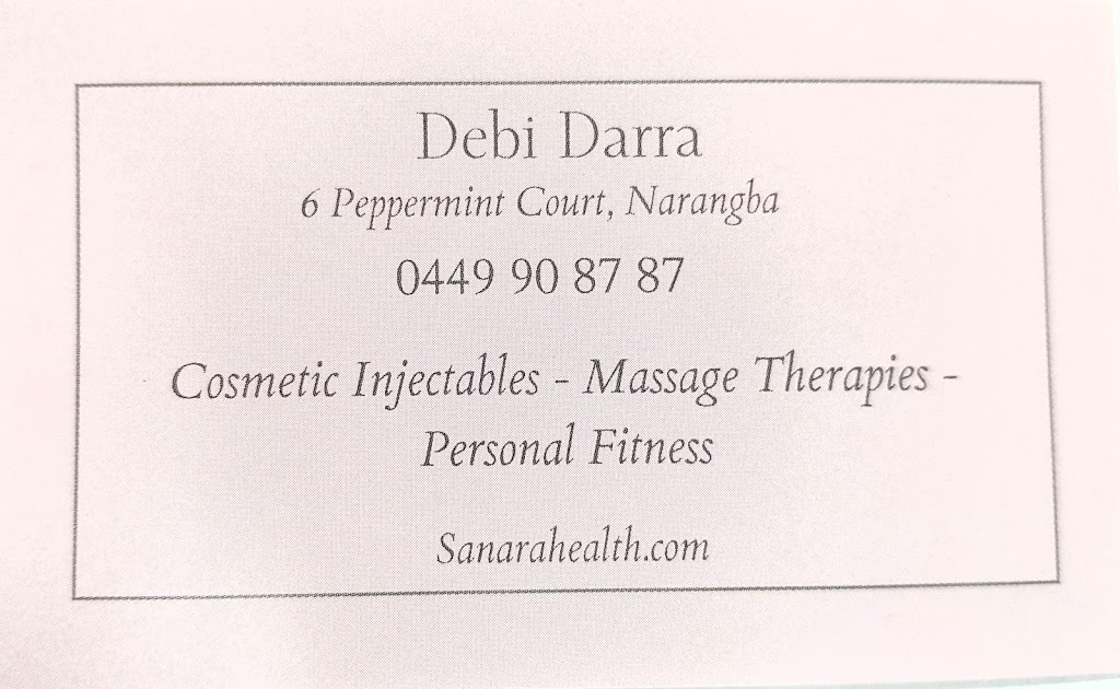 Sanara Health And Wellbeing | 6 Peppermint Ct, Narangba QLD 4504, Australia | Phone: 0449 908 787