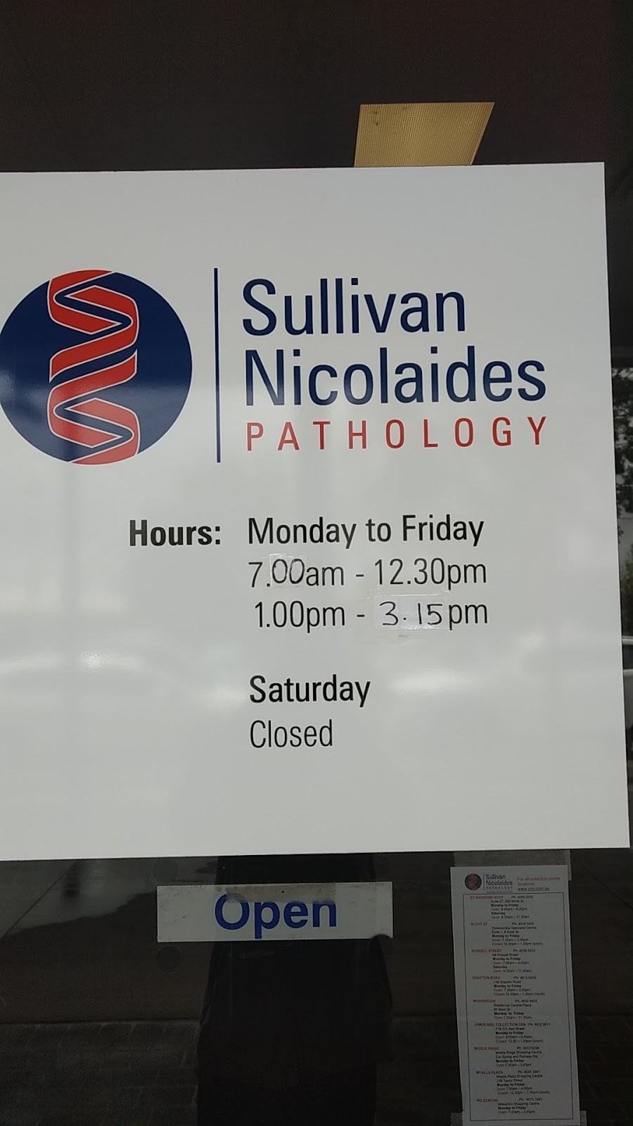 Sullivan Nicolaides Pathology | 146 Drayton Rd, Toowoomba City QLD 4350, Australia | Phone: (07) 4613 6458