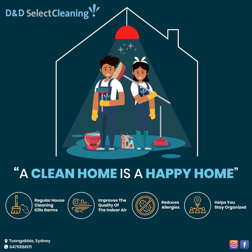 D & D SelectCleaning | 2 Wentworth Ave, Toongabbie NSW 2146, Australia | Phone: 0475 886 171
