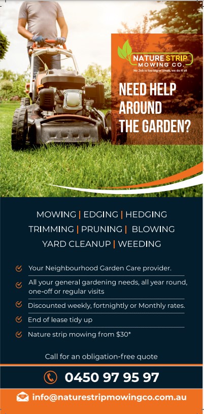 Nature Strip Mowing Co | general contractor | 19 The Garlands, Craigieburn VIC 3064, Australia | 0450979597 OR +61 450 979 597