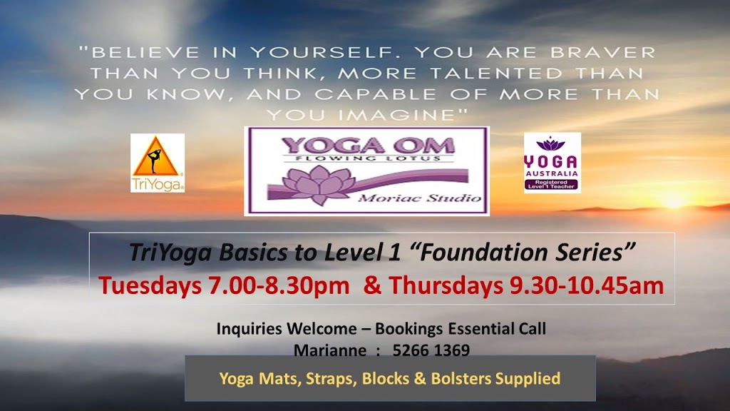 Yoga Om - Flowing Lotus (Moriac Studio) | 828 Hendy Main Rd, Moriac VIC 3240, Australia | Phone: (03) 5266 1369