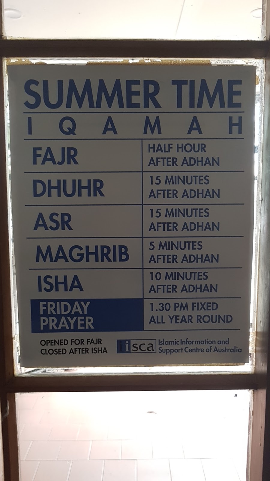 Islamic Information & Support Centre of Australia | mosque | 31 Edward St., Brunswick VIC 3056, Australia
