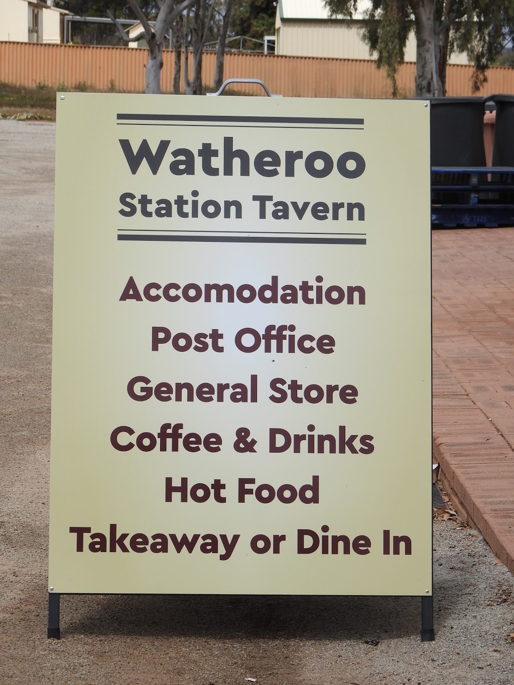 Watheroo Station Tavern | post office | George St, Watheroo WA 6513, Australia | 0896517007 OR +61 8 9651 7007