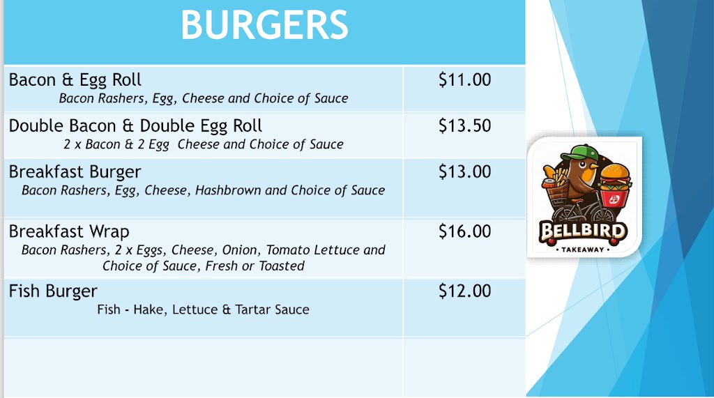 Bellbird Takeaway | 420 Wollombi Rd, Bellbird NSW 2325, Australia | Phone: (02) 4990 4069