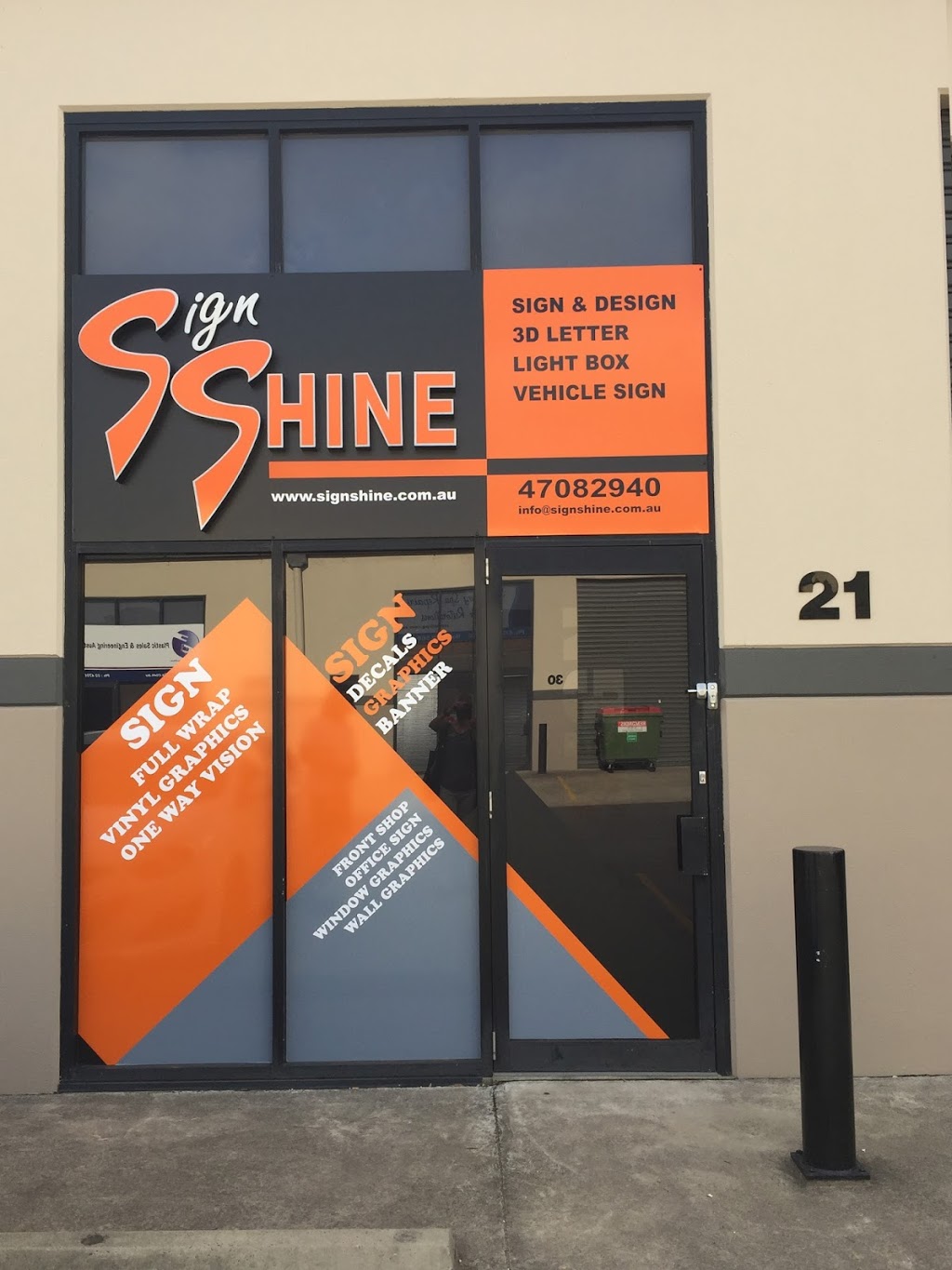 SignShine | store | 21/37/47 Borec Rd, Penrith NSW 2750, Australia | 0247082940 OR +61 2 4708 2940