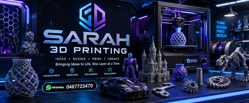 Sarah 3d printing | 24 Spring Cres, Dysart QLD 4745, Australia | Phone: 0467 723 470