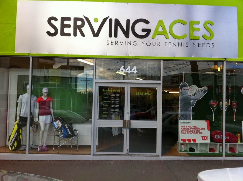 Serving Aces | store | 644 Mt Alexander Rd, Moonee Ponds VIC 3039, Australia | 0393754949 OR +61 3 9375 4949