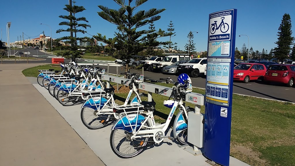 Newcastle Electric Bike Sharing, Nobbys Beach |  | Nobbys Beach, Nobbys Rd, Newcastle East NSW 2300, Australia | 0240362031 OR +61 2 4036 2031