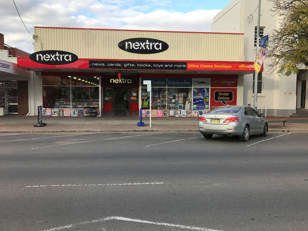 Deniliquin Nextra Newsagency,Bookstore & Office Choice | book store | 249 Cressy St, Deniliquin NSW 2710, Australia | 0358812080 OR +61 3 5881 2080
