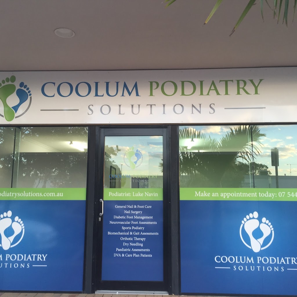 Coolum Podiatry Solutions | doctor | 5/11-13 Birtwill St, Coolum Beach QLD 4573, Australia | 0754462277 OR +61 7 5446 2277