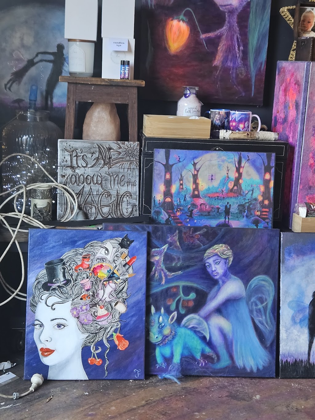 brushFX studio & art gallery | 87-91 Coomera Gorge Dr, Tamborine Mountain QLD 4272, Australia | Phone: 0418 789 095
