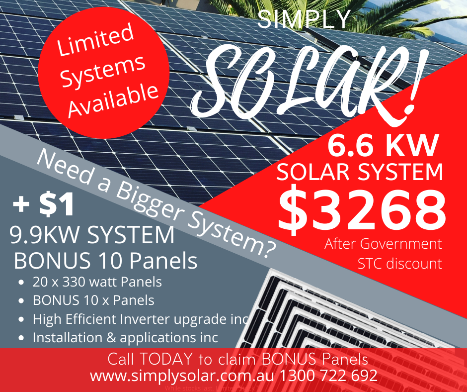 Simply Solar | 15 queens road, Redland Bay QLD 4165, Australia | Phone: 1300 722 692