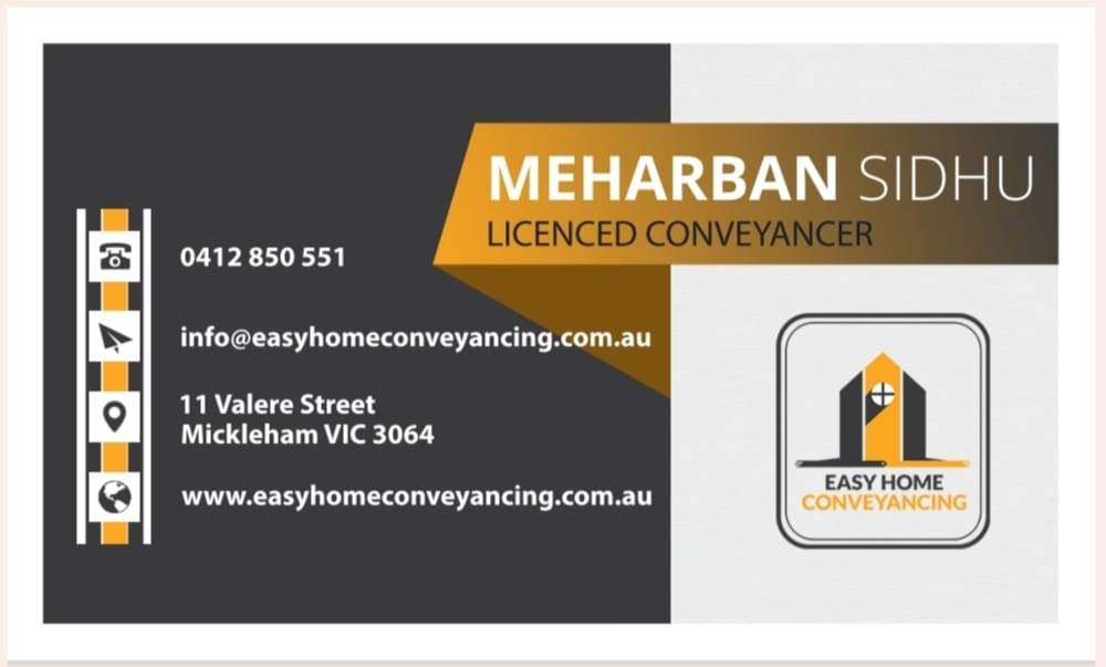 Easy Home Conveyancing | point of interest | 11 Valere St, Mickleham VIC 3064, Australia | 0412850551 OR +61 412 850 551