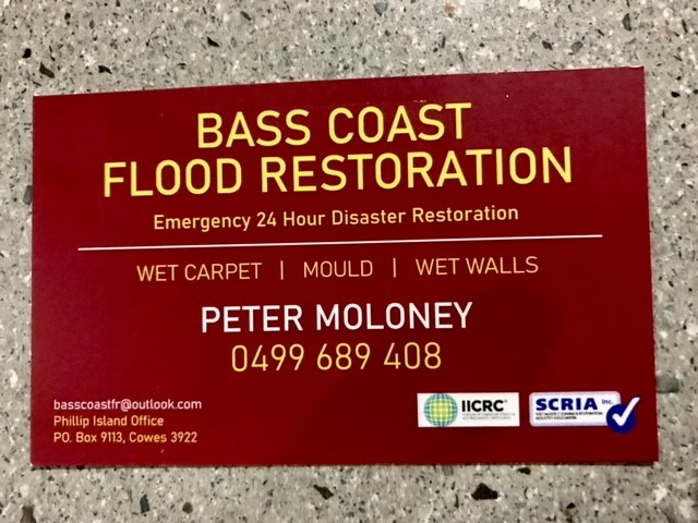 Bass Coast Flood Restoration | 10 Settlement Rd, Silverleaves VIC 3925, Australia | Phone: 0499 689 408