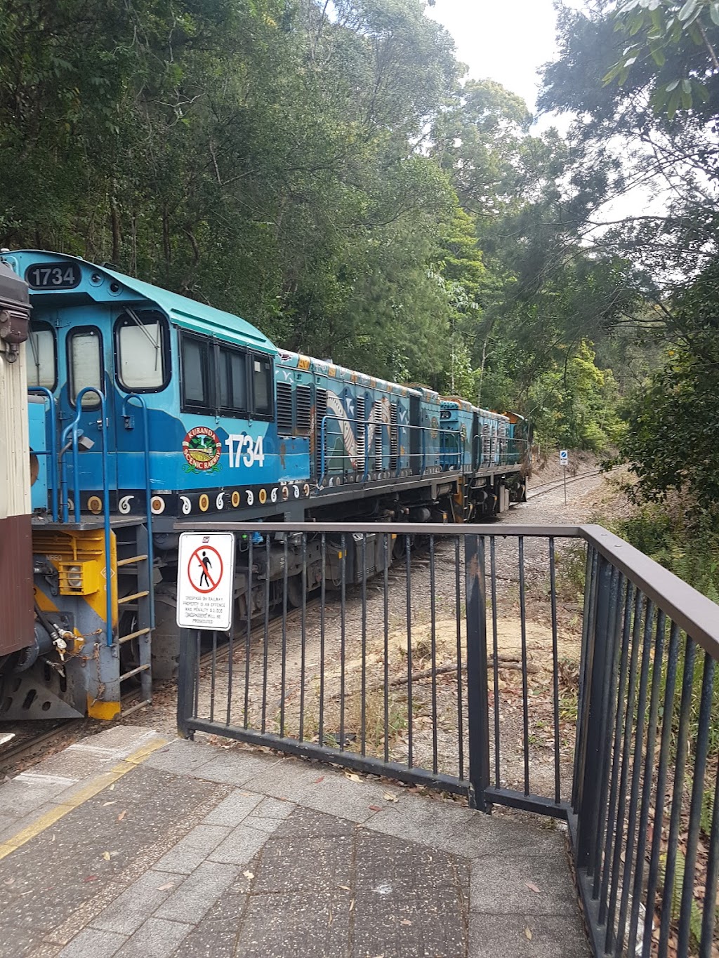 Kuranda rail crosses Douglas Track | park | Barron Gorge QLD 4870, Australia | 0414186890 OR +61 414 186 890
