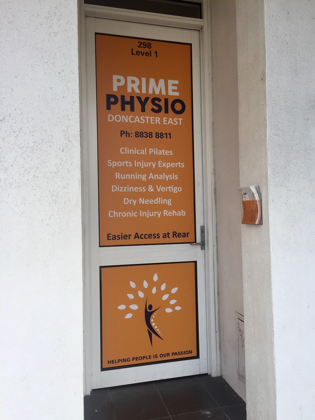 Prime Physiotherapy Doncaster East | physiotherapist | 1/298 Blackburn Rd, Doncaster East VIC 3109, Australia | 0388388811 OR +61 3 8838 8811