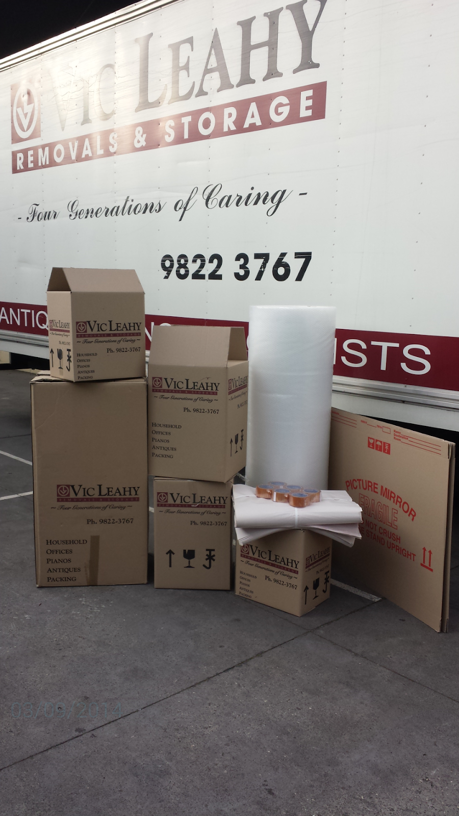 Vic Leahy-Removals&Storage | 28 Weir St, Glen Iris VIC 3146, Australia | Phone: (03) 9822 3767