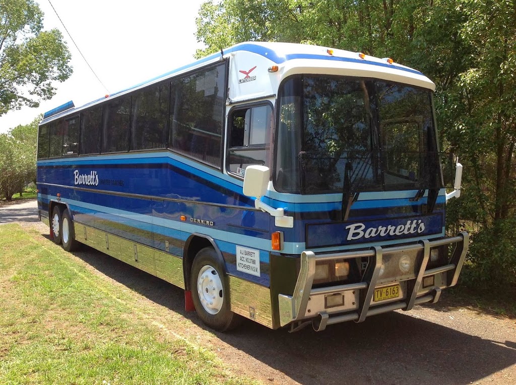 Barretts Charter Coaches | travel agency | 29 Richmond St, Kitchener NSW 2325, Australia | 0249904410 OR +61 2 4990 4410