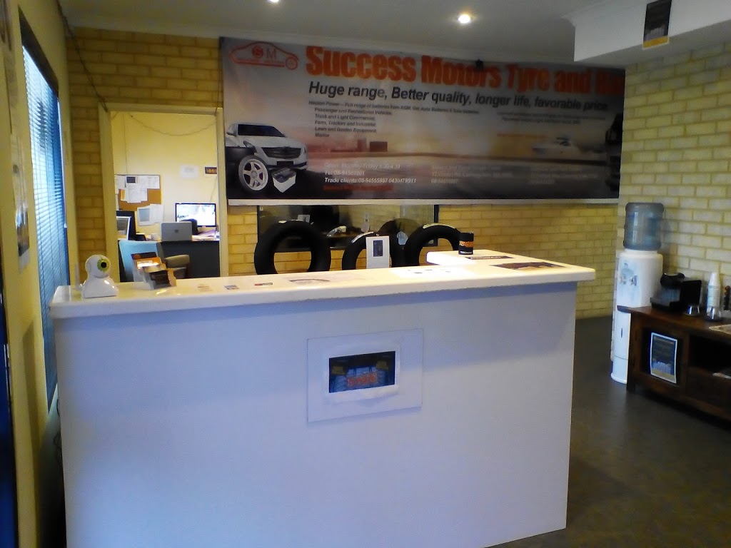 Success Motors Tyre and Battery | car repair | 16 Thornborough Rd, Greenfields WA 6210, Australia | 0894562801 OR +61 8 9456 2801