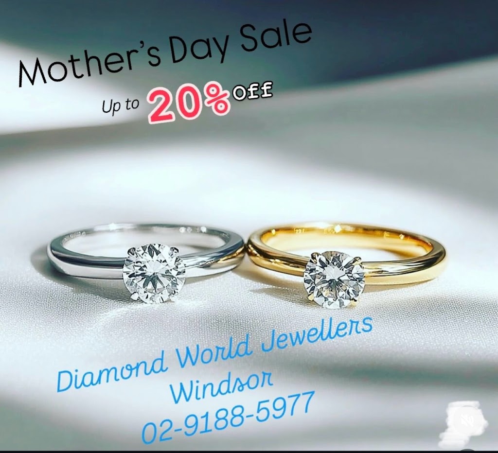 Diamond World Jewellers | 12/251 George St, Windsor NSW 2756, Australia | Phone: (02) 9188 5977