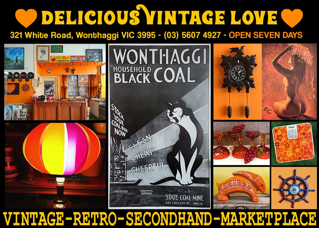 Delicious Vintage Love | clothing store | 321 White Rd, South Dudley VIC 3995, Australia | 0356074927 OR +61 3 5607 4927