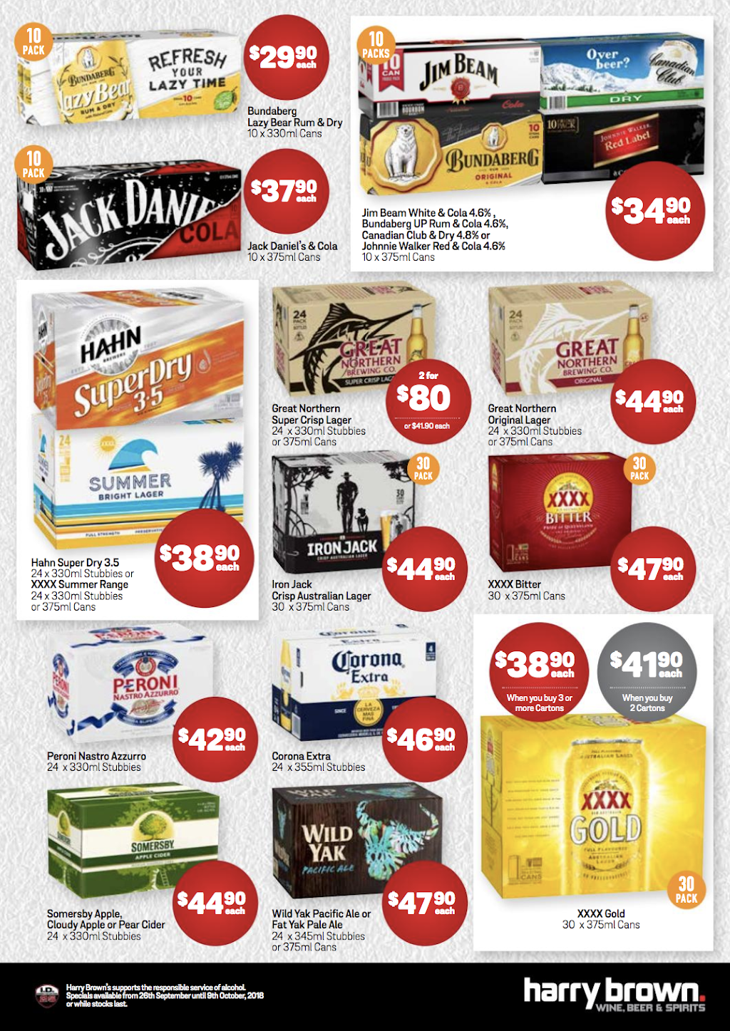 Harry Brown Liquor - Eatons Hill | 646 S Pine Rd, Eatons Hill QLD 4500, Australia | Phone: (07) 3325 6789