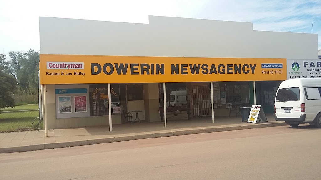 Dowerin Newsagency |  | 14 Stewart St, Dowerin WA 6461, Australia | 0896311031 OR +61 8 9631 1031