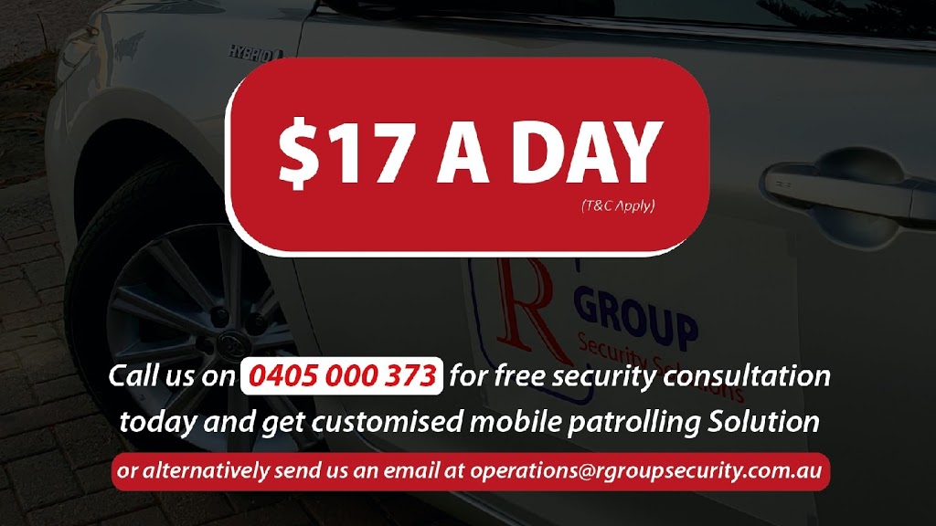 R Group Security - South Australia, Adelaide | U8/6 Claring-Bould Rd, Christies Beach SA 5165, Australia | Phone: 0405 000 373