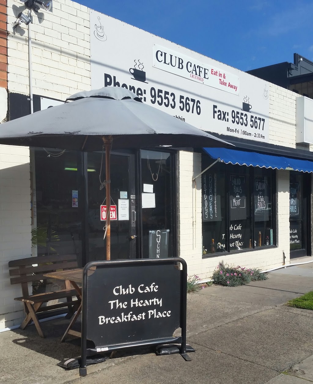 Club Cafe | cafe | 2/23 Alex Ave, Moorabbin VIC 3189, Australia | 0434745179 OR +61 434 745 179