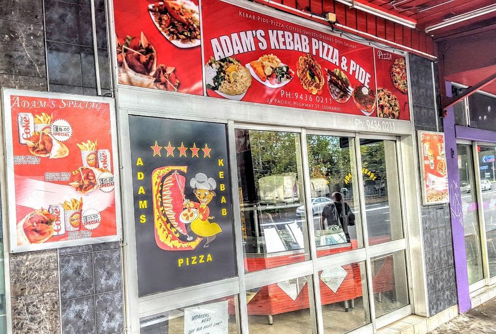 Adams Kebab | 1/24 Pacific Hwy, St Leonards NSW 2065, Australia | Phone: (02) 9436 0211