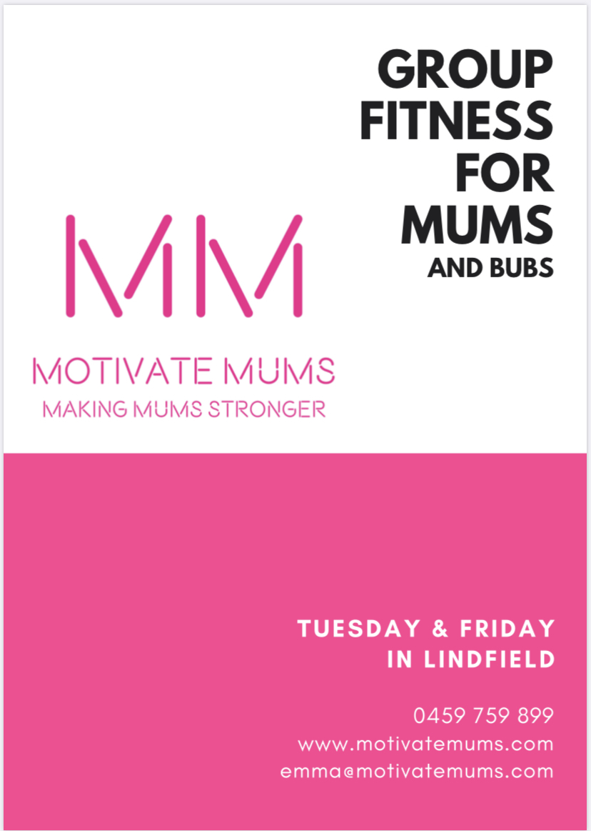 Motivate Mums | 39a Highfield Ln, Lindfield NSW 2070, Australia | Phone: 0459 759 899