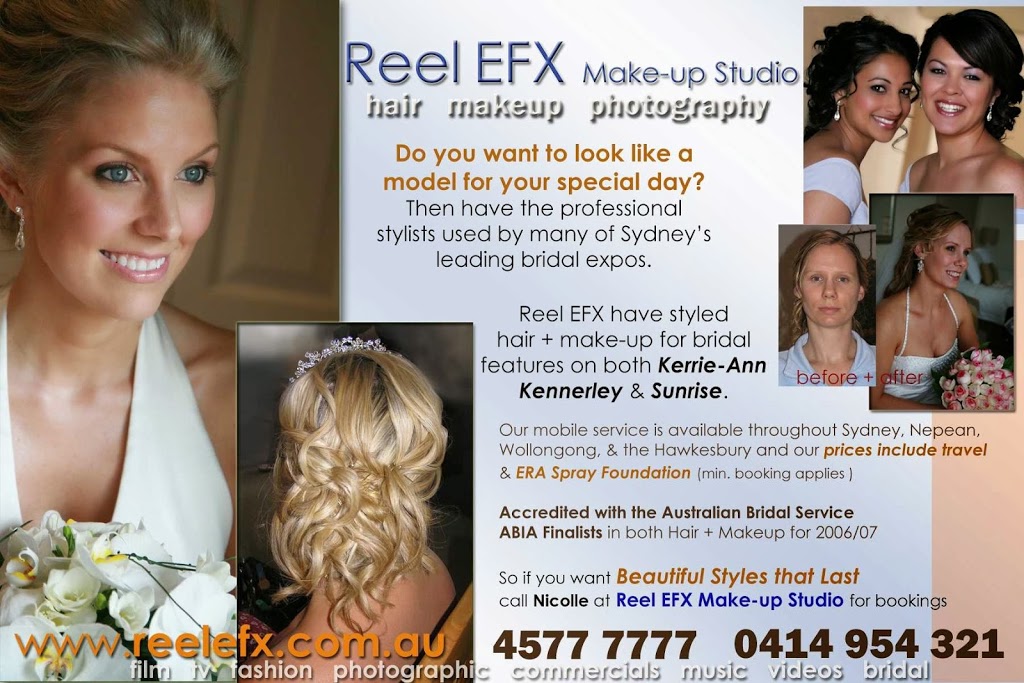 Reel EFX Make-up Studio | 14 Blackwood Rd, Vineyard NSW 2765, Australia | Phone: (02) 4577 7777