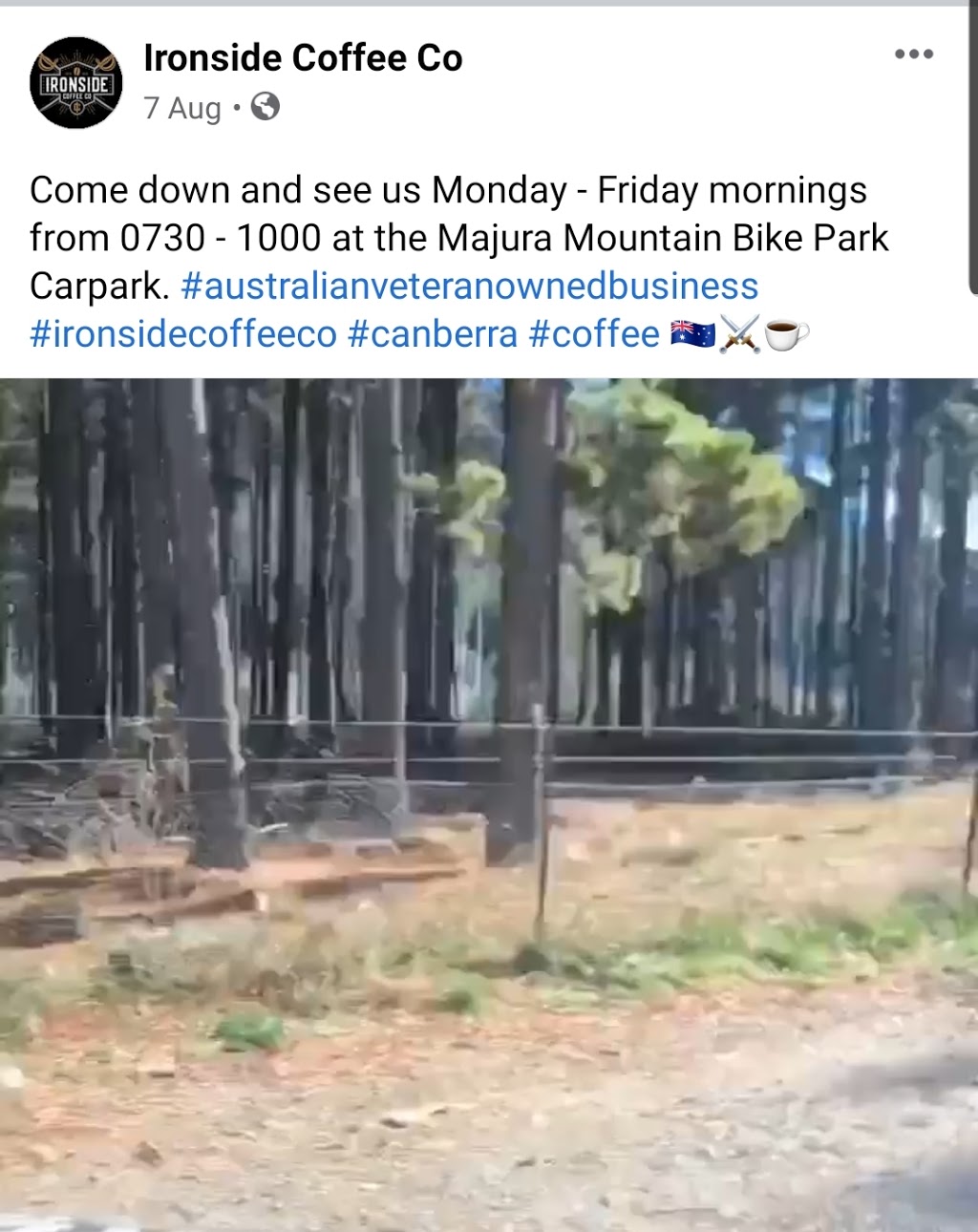 Ironside Coffee Co | Glenlyle, 311 Majura Rd, ACT 2609, Australia | Phone: 0434 000 468