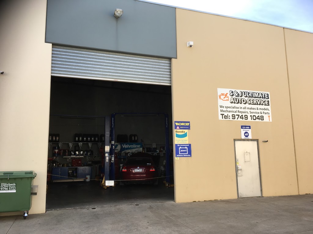 S & J Ultimate Auto Service | home goods store | 1/20 Lentini St, Hoppers Crossing VIC 3029, Australia | 0393600735 OR +61 3 9360 0735