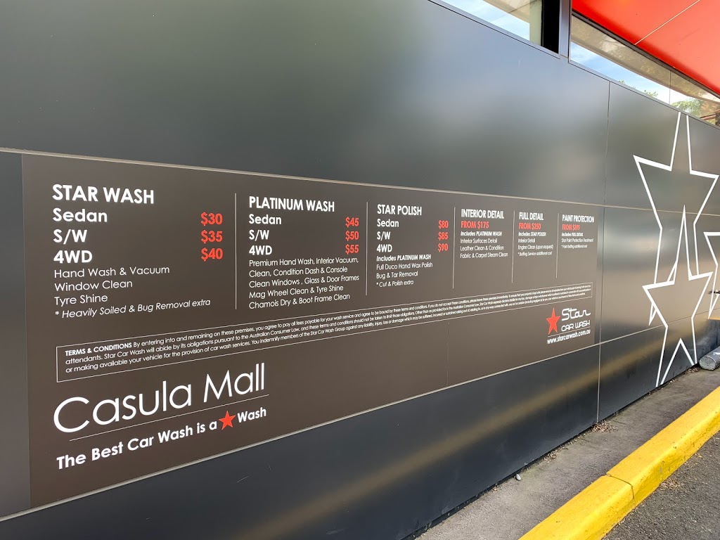 Star Car Wash | car wash | Casula Mall, 1 Ingham Dr, Casula NSW 2170, Australia | 0298228653 OR +61 2 9822 8653
