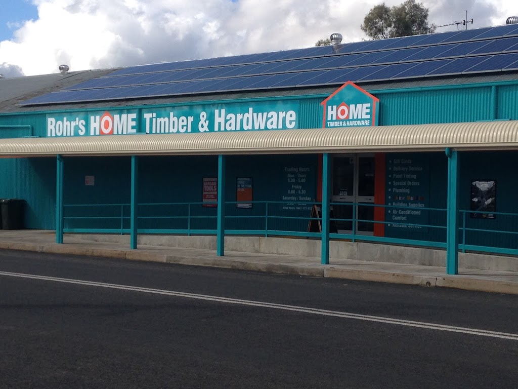 Rohrs Home Timber & Hardware | hardware store | Warren Rd &, Morris St, Gilgandra NSW 2827, Australia | 0268472686 OR +61 2 6847 2686