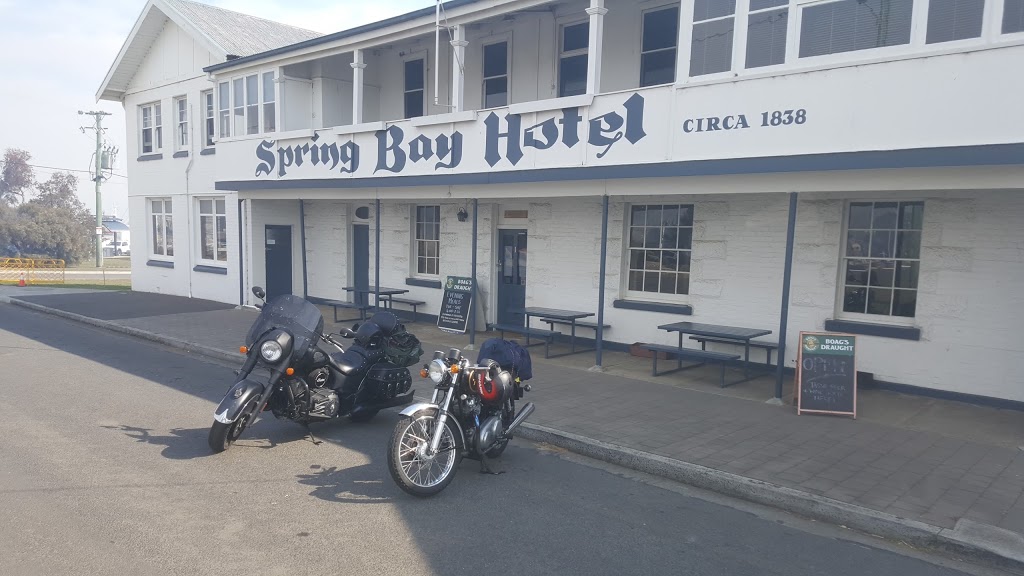 Spring Bay Hotel | campground | 1 Charles St, Triabunna TAS 7190, Australia | 0362573115 OR +61 3 6257 3115