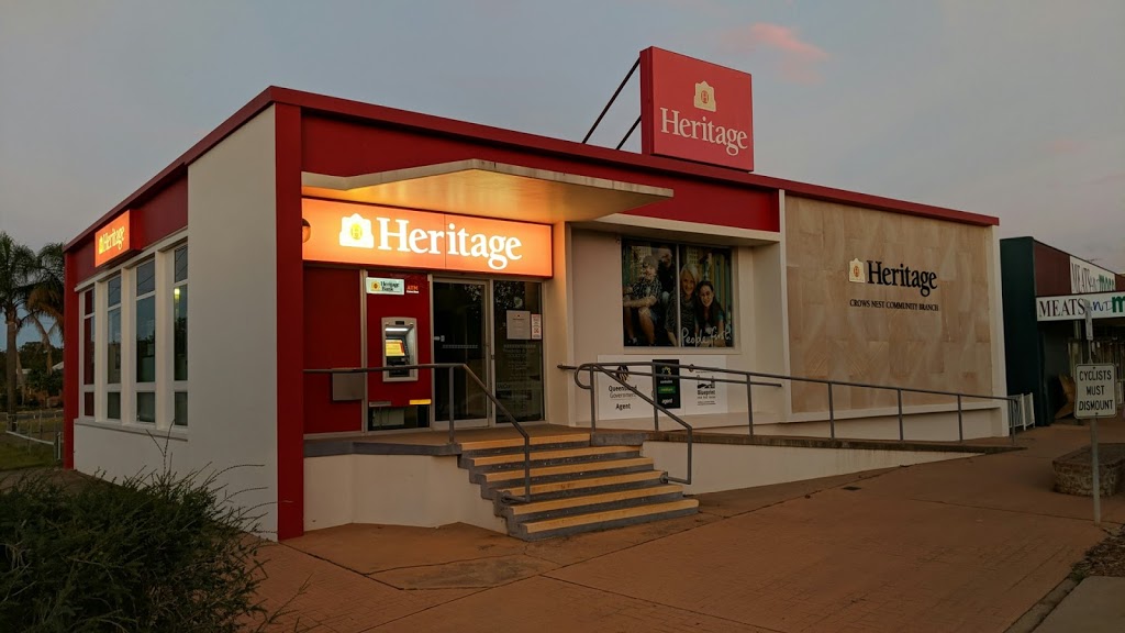 Heritage Bank | 16 Charlotte St, Crows Nest QLD 4355, Australia | Phone: (07) 4698 2700