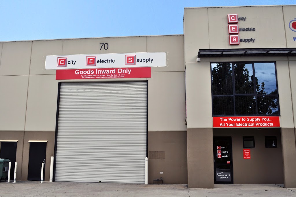 City Electric Supply Pty Ltd Seven Hills Branch | hardware store | 70/45 Powers Rd, Seven Hills NSW 2147, Australia | 0298387122 OR +61 2 9838 7122