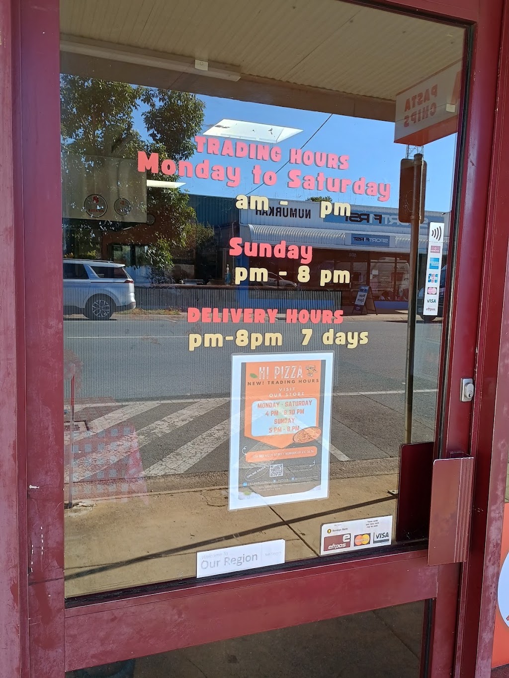 HI PIZZA | 126 Melville St, Numurkah VIC 3636, Australia | Phone: (03) 5862 2803