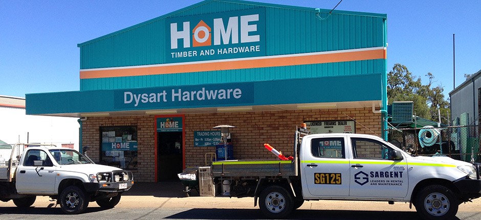 Home Timber & Hardware | hardware store | 41 Murphy St, Dysart QLD 4745, Australia | 0749581965 OR +61 7 4958 1965