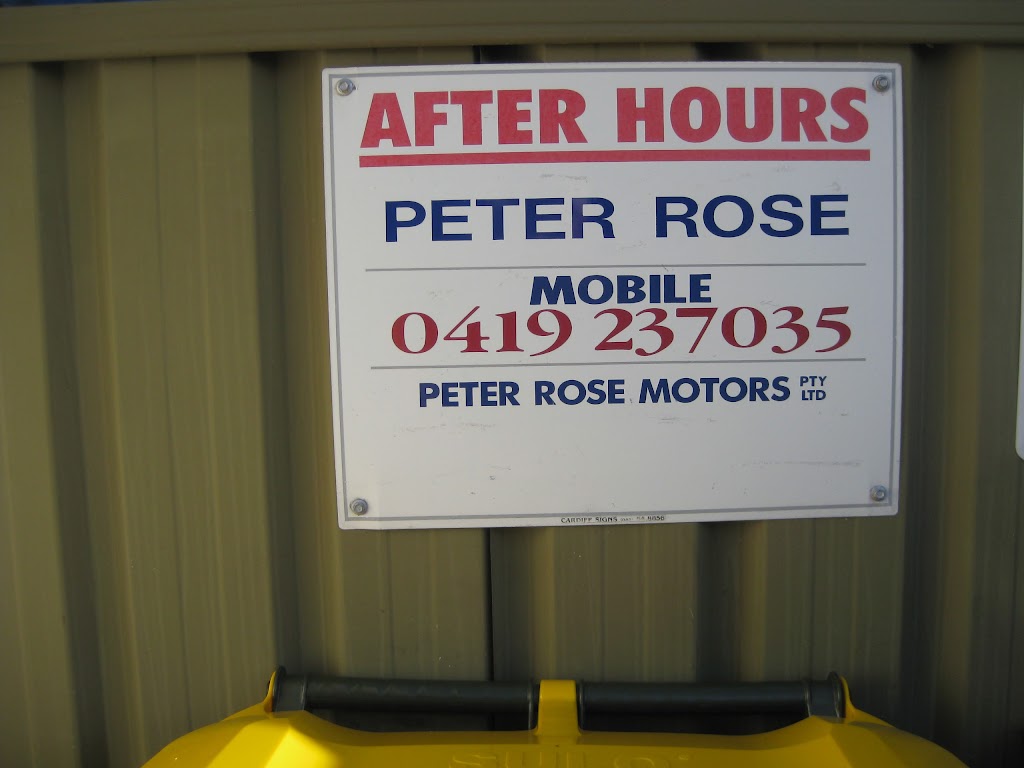 peter rose motors | 7 Glad Gunson Dr, Eleebana NSW 2282, Australia | Phone: 0419 237 035
