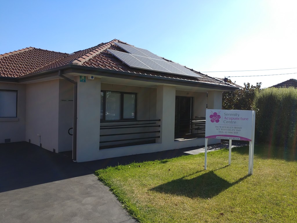 Serenity Acupuncture Centre | 366 Waverley Rd, Mount Waverley VIC 3149, Australia | Phone: (03) 9806 1019