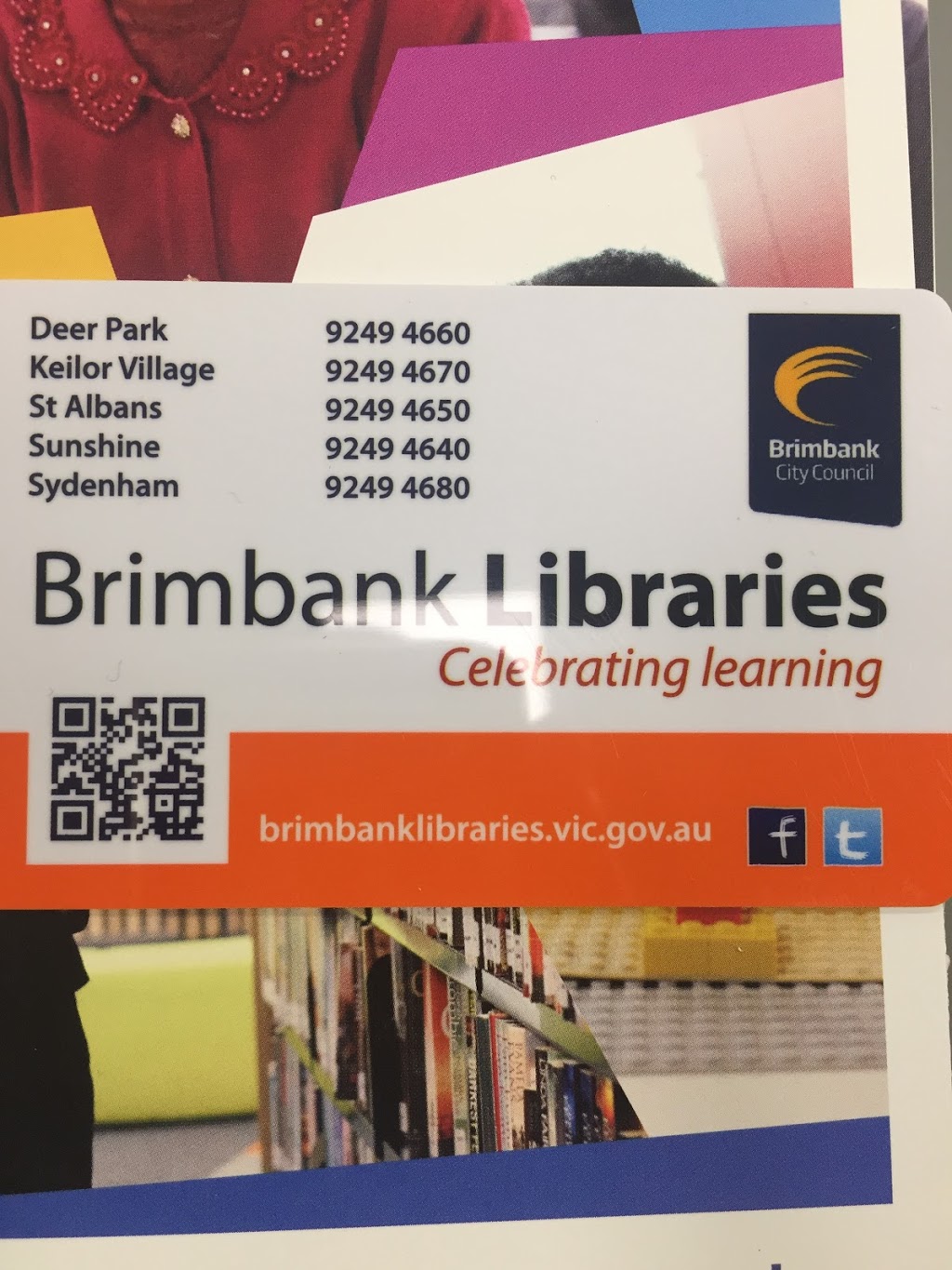 Brimbank Libraries: Keilor Library | 704B Old Calder Hwy, Keilor VIC 3036, Australia | Phone: (03) 9249 4670