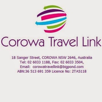 Corowa Travel Link | travel agency | 129 Sanger St, Corowa NSW 2646, Australia | 0260331188 OR +61 2 6033 1188