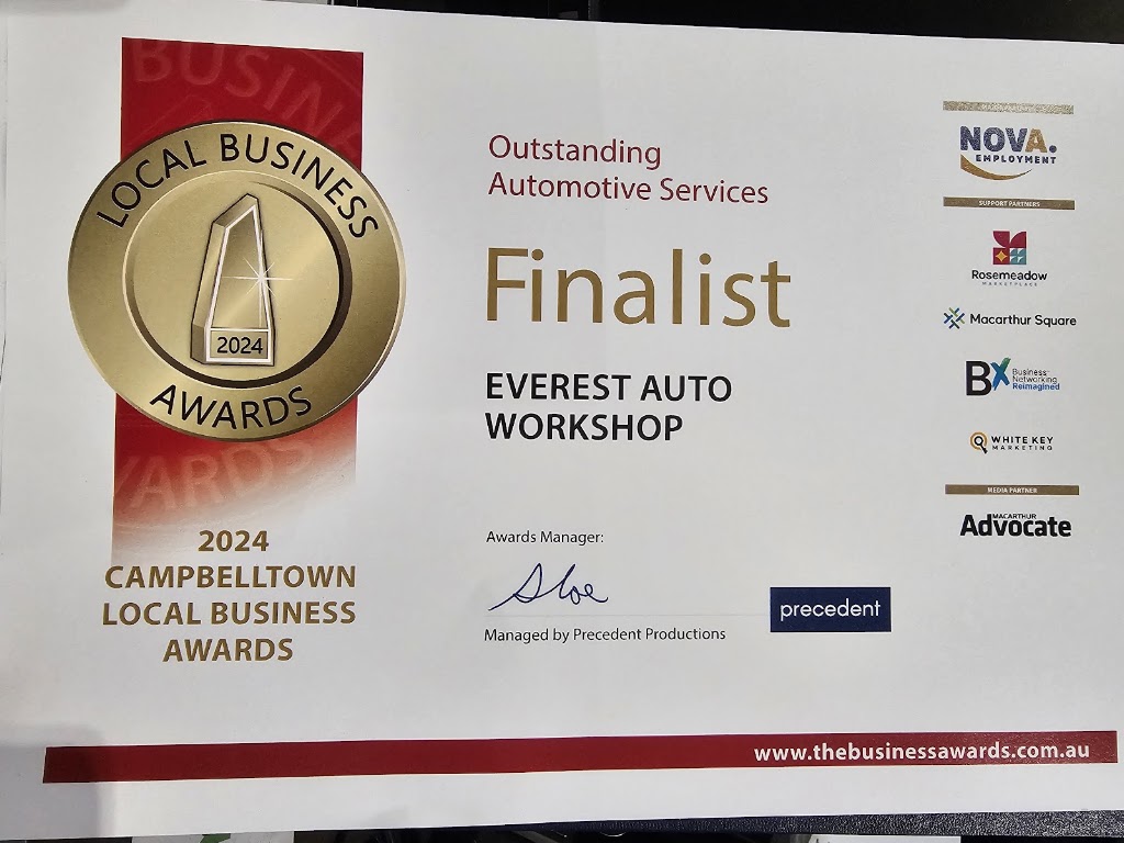 Everest Auto Workshop | 5/5 Cary Grove, Minto NSW 2566, Australia | Phone: (02) 9963 7250