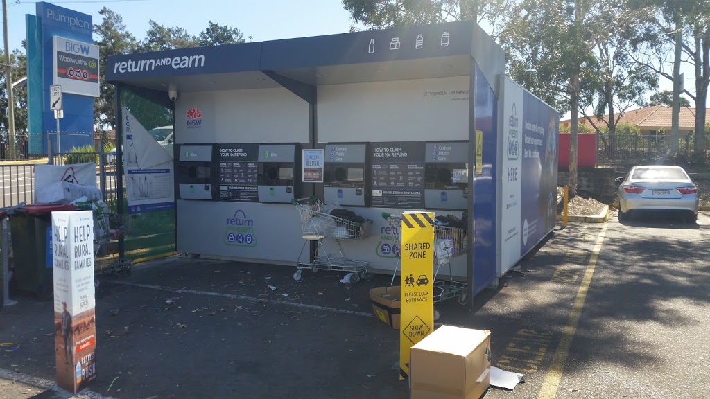 Return and Earn TOMRA Reverse Vending Machine | 262 Jersey Rd, Plumpton NSW 2761, Australia | Phone: 1800 290 691