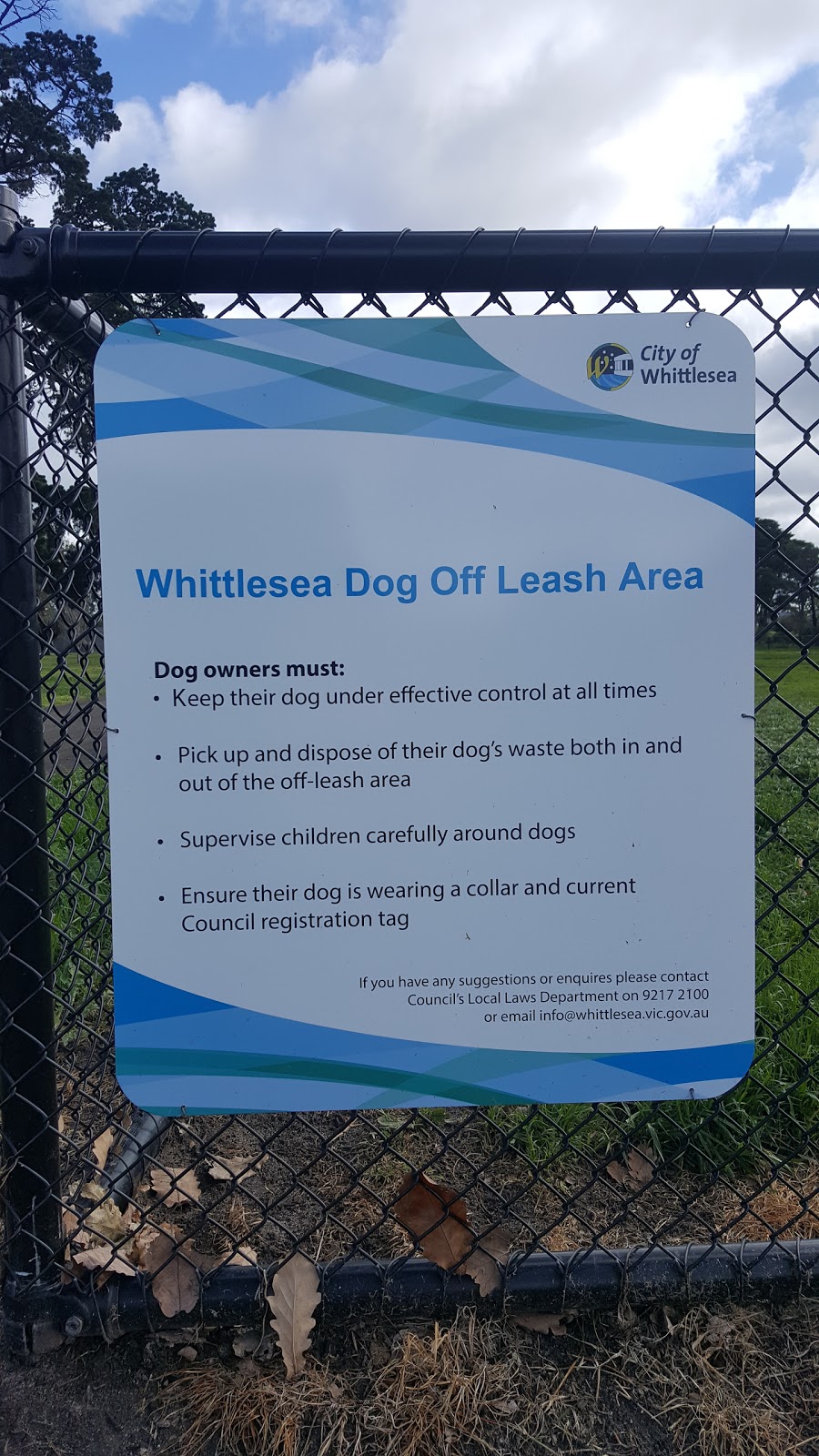 Whittlesea Off Leash Dog Park | Laurel St, Whittlesea VIC 3757, Australia