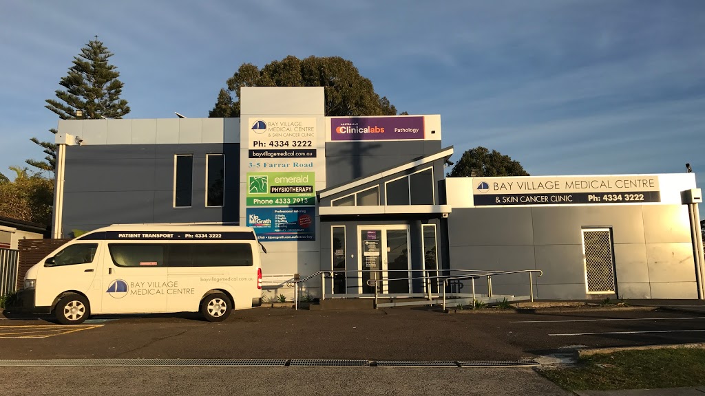 Bay Village Medical Centre | hospital | 1/3-5 Farrar Rd, Killarney Vale NSW 2261, Australia | 0243343222 OR +61 2 4334 3222